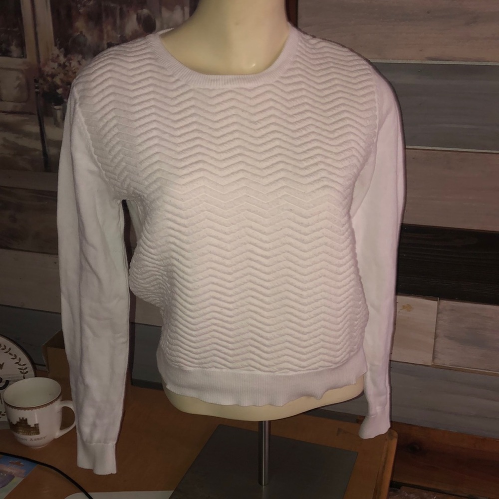 White Lightweight sweater - small
